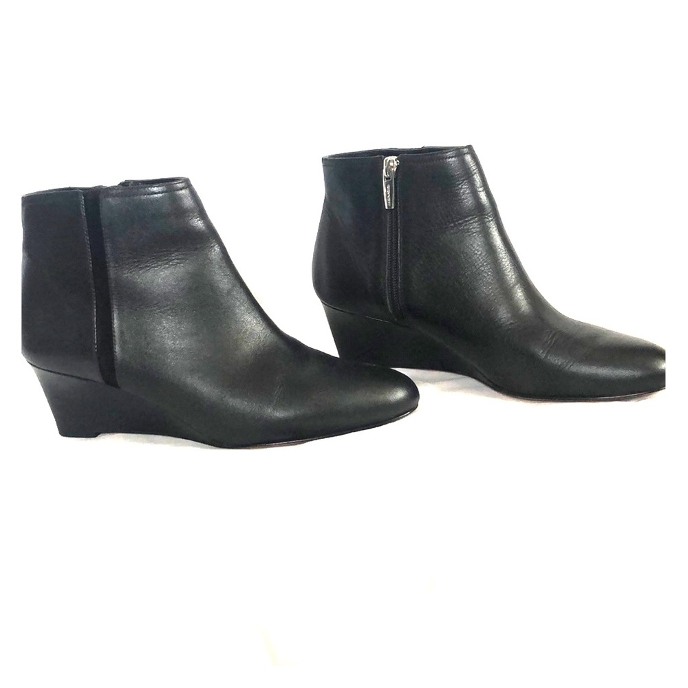 Low heel wedges Coach leather booties
